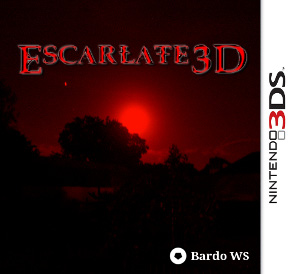 Caixa do jogo fictício Escarlate 3D