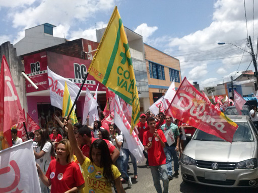Caminhada pró-Dilma em Arapiraca